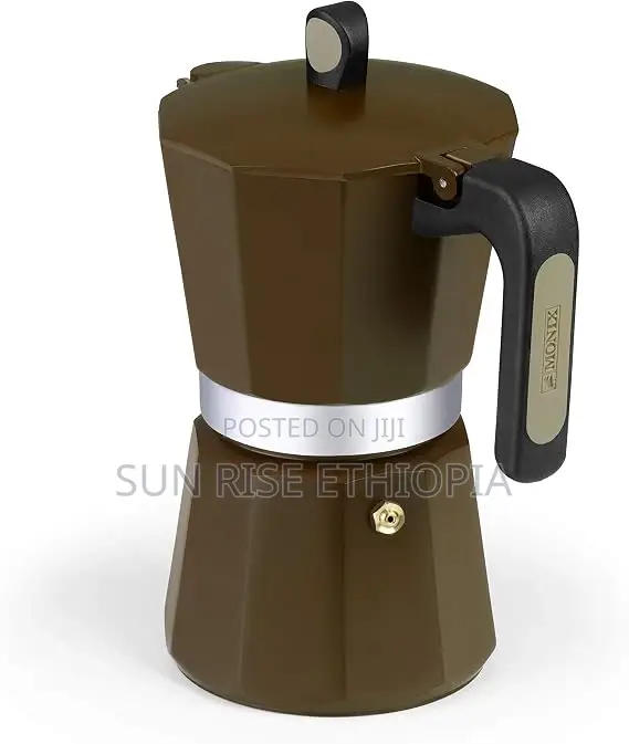 MONIX Moka Pot 12 Cups- ሞኒክስ የስፐይን የቡና ማፍያ 12 ሲኒ