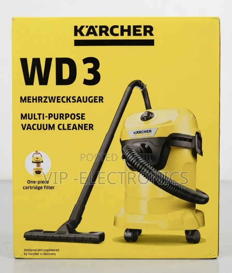 Karcher Vacuum Cleaner (1000W, 17L Plastic Container With Cartridge