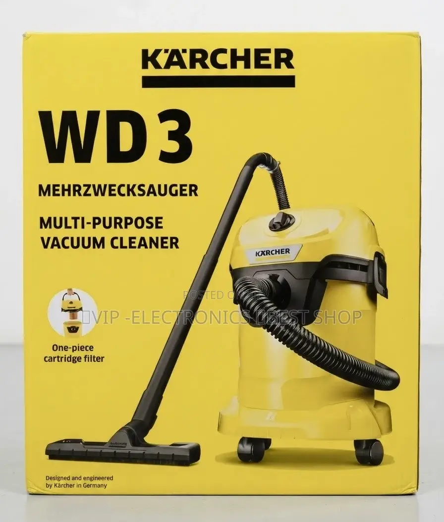 Karcher Vacuum Cleaner (1000W, 17L Plastic Container With Cartridge