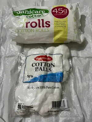 Cotton Ball and Cotton Rolls 45g
