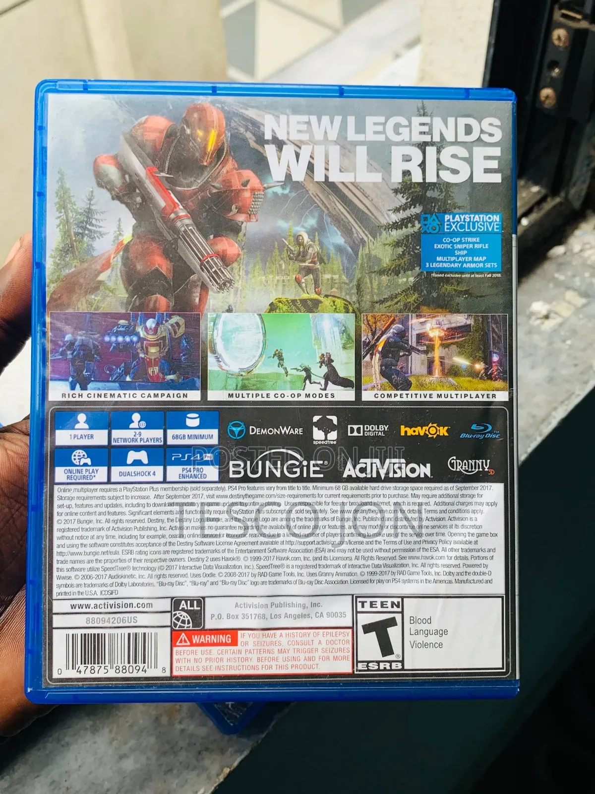 DESTINY 2 for PS4