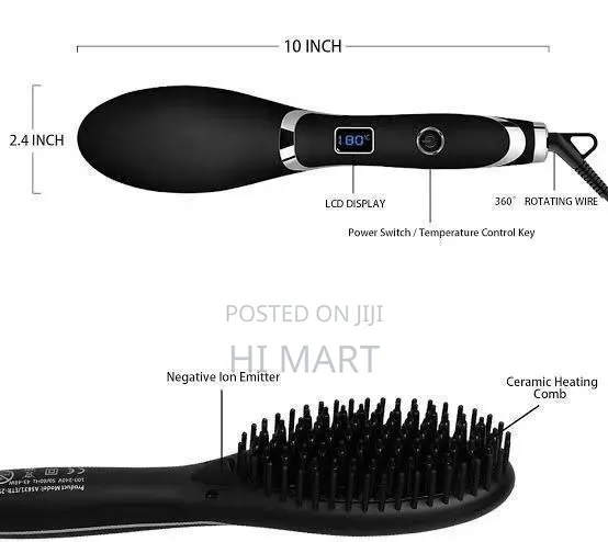 Pro Gemei Professional Hair Straightner Brush