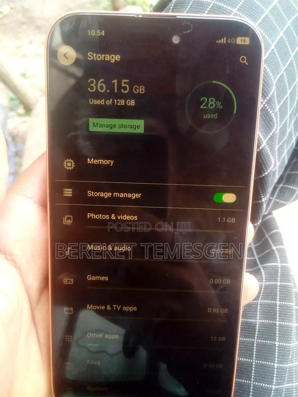 Mobile Phone 128 GB Orange