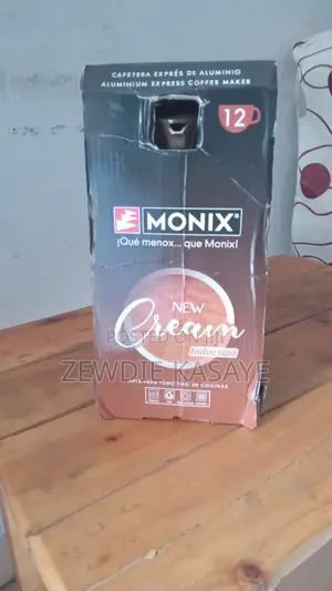 MONIX Moka Pot 12 Cups- Spain- 12 ሲኒ የቡና ማፍያ 830 Ml