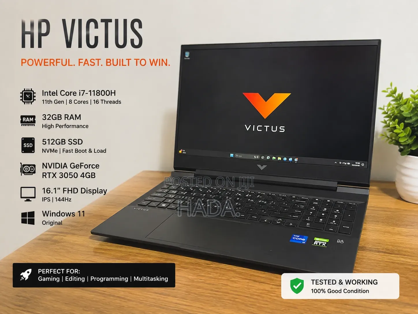 Laptop HP Victus 16 32GB Intel Core i7 SSD 512GB