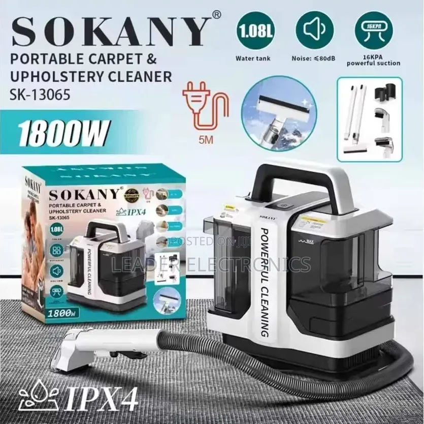Sokany Portable Carpet Upholstery Cleaning 1800 Watt