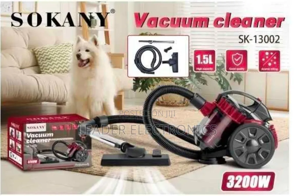 Sokany Vacuum Cleaner 3200W – High Power | Powerful Suction Deep