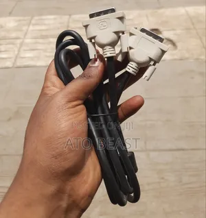 Male-to-Male DVI-D Digital Video Cable, Commonly Used to Connect