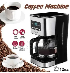 Sokany Coffee Maker Digital Display 12cup