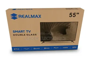 Realmax TV 55" Smart Android TV UHD Double Glass TV