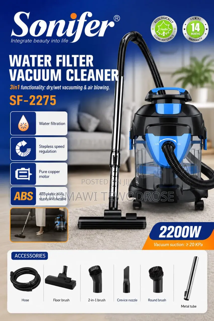 Sonifer SF-2275 Water Filter Vacuum Cleaner