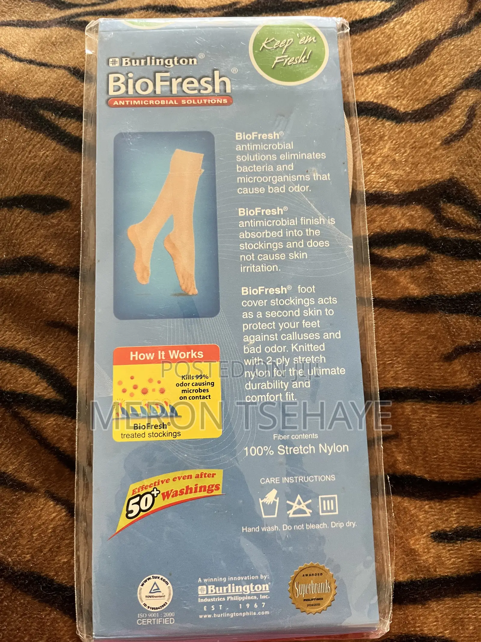 Women's Antimicrobial Foot Cover/Stocking