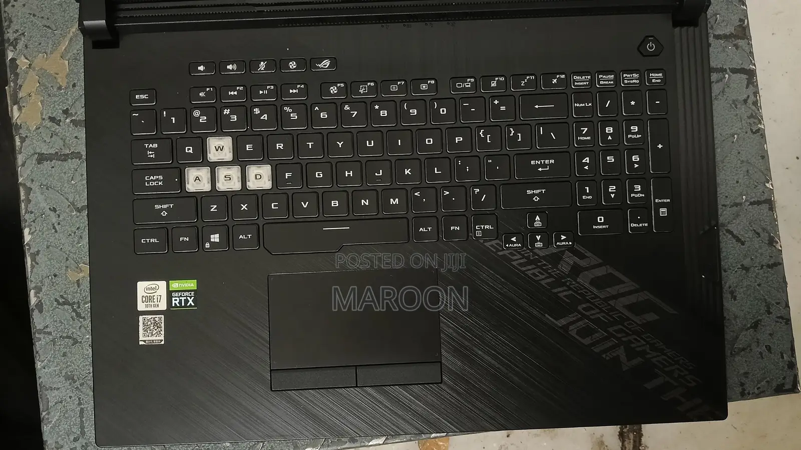 New Laptop Asus ROG Strix G17 16GB Intel Core i7 SSD 1T
