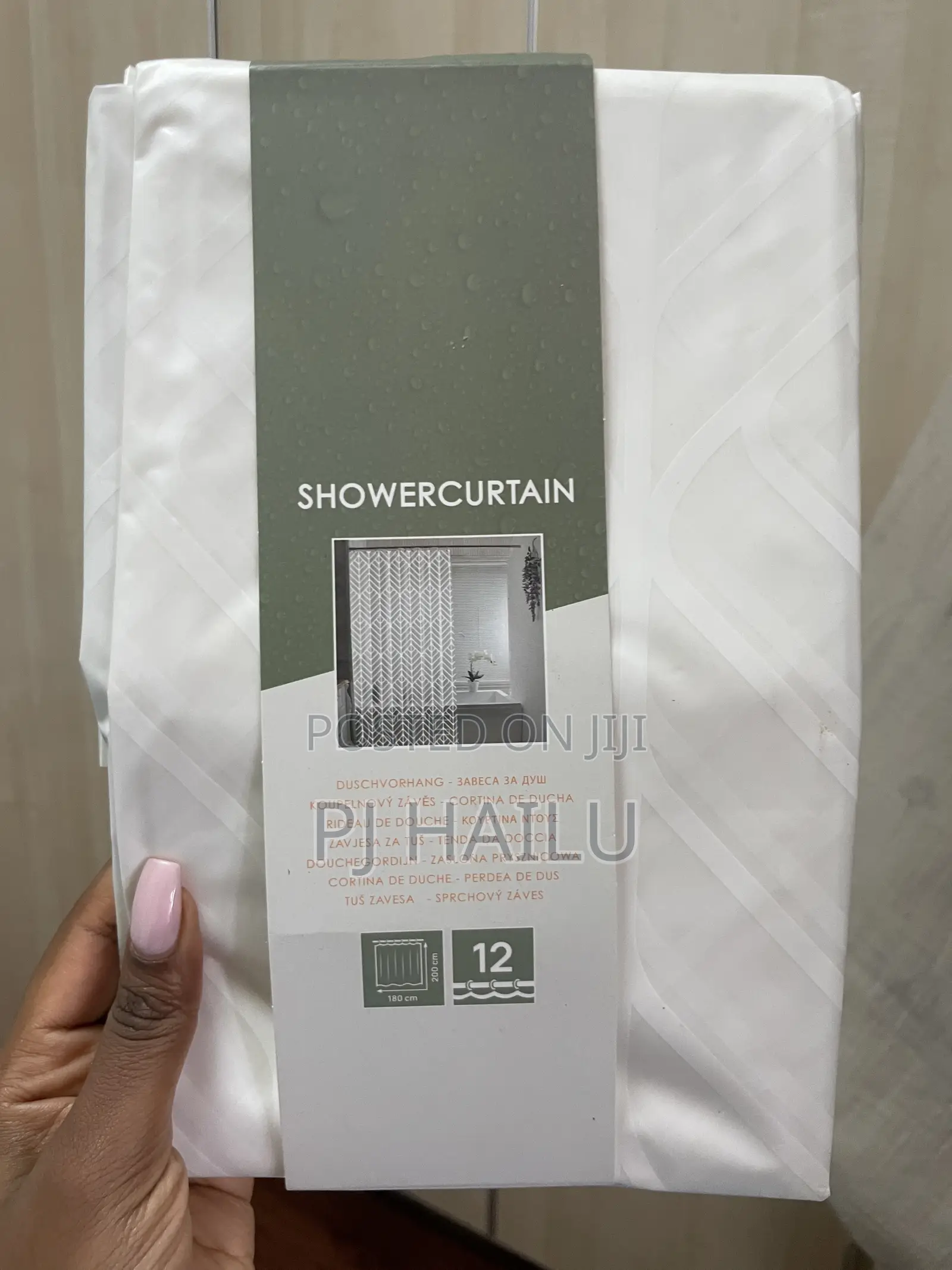 Clear Shower Curtain