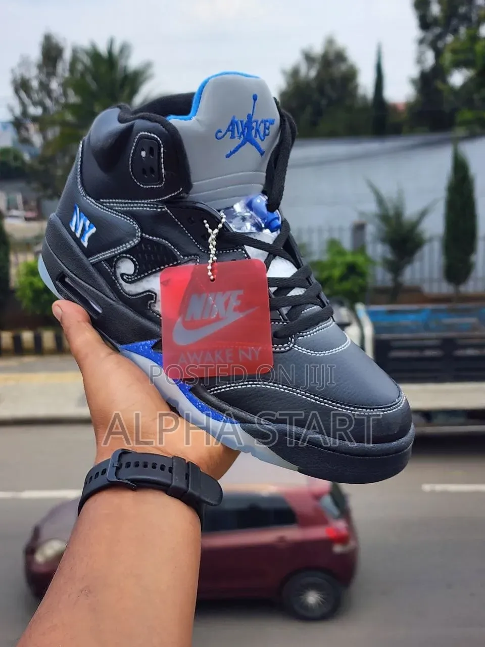 Air Jodan 5 Awake Ny High Master Quality Shoes Made in Vietnam