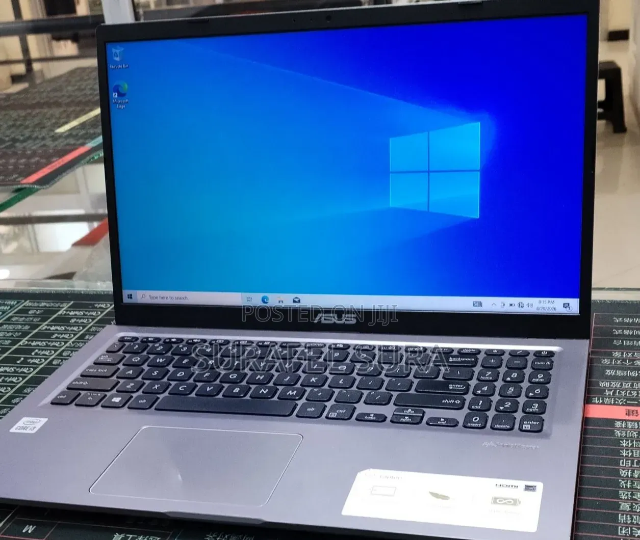 New Laptop Asus Vivobook 15 8GB Intel Core i3 SSD 256GB
