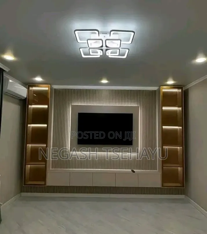 ዘመናዊ አዳዲስ ቲቪ ስታንድ