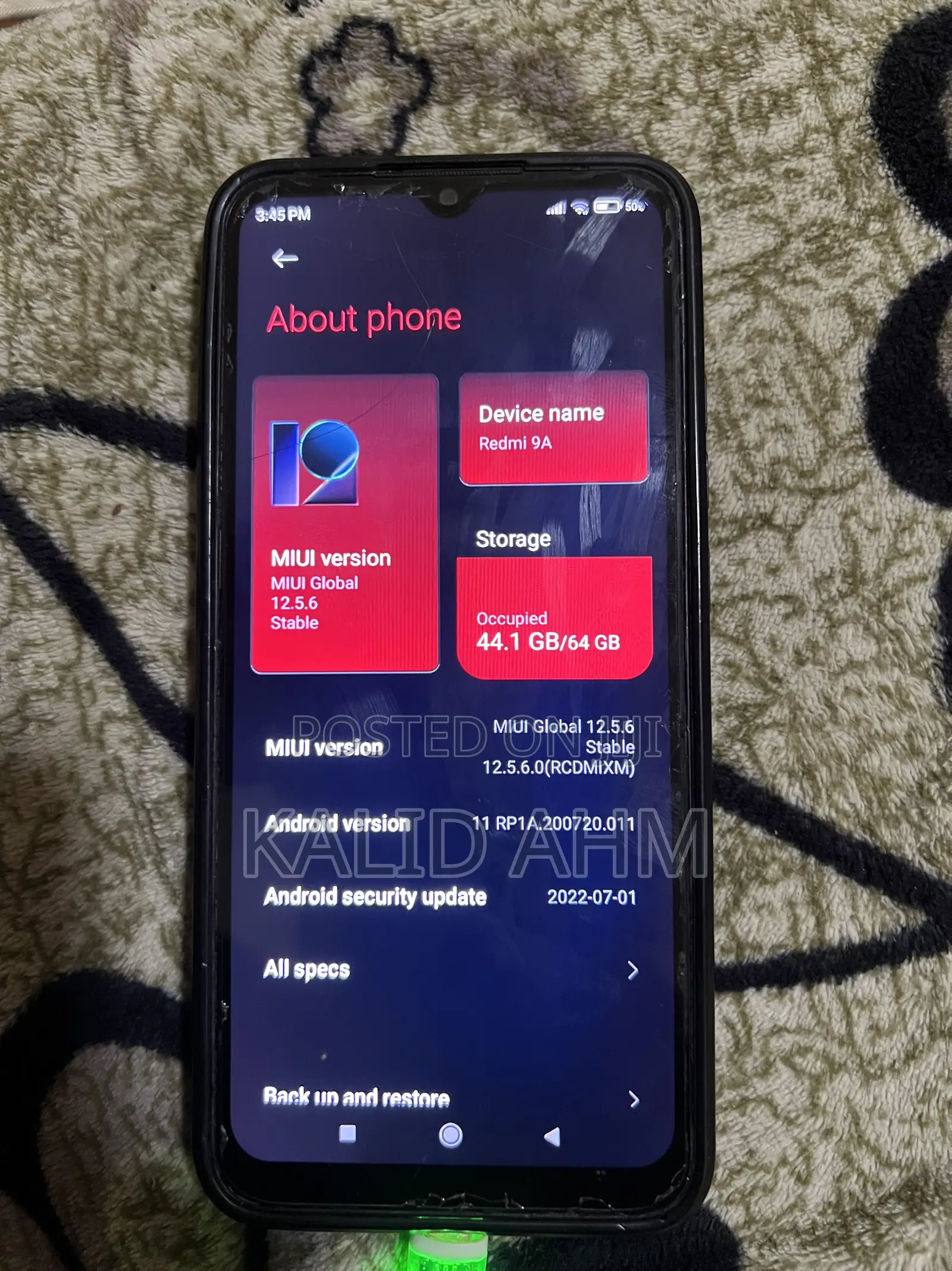 Xiaomi Redmi 9A 64 GB Black