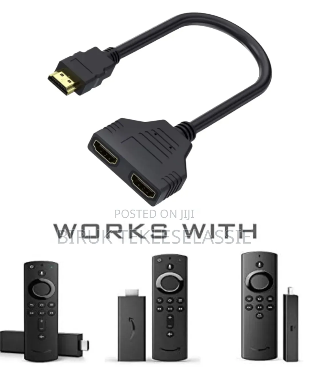HDMI Extension Cable by 2 Port for TV Stick,Mi TV Stick
