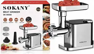 Sokany Electric Meat Grinder በጣም ጠንካራ እና ተፈላጊ ሶካኒ የስጋ መፍጫ