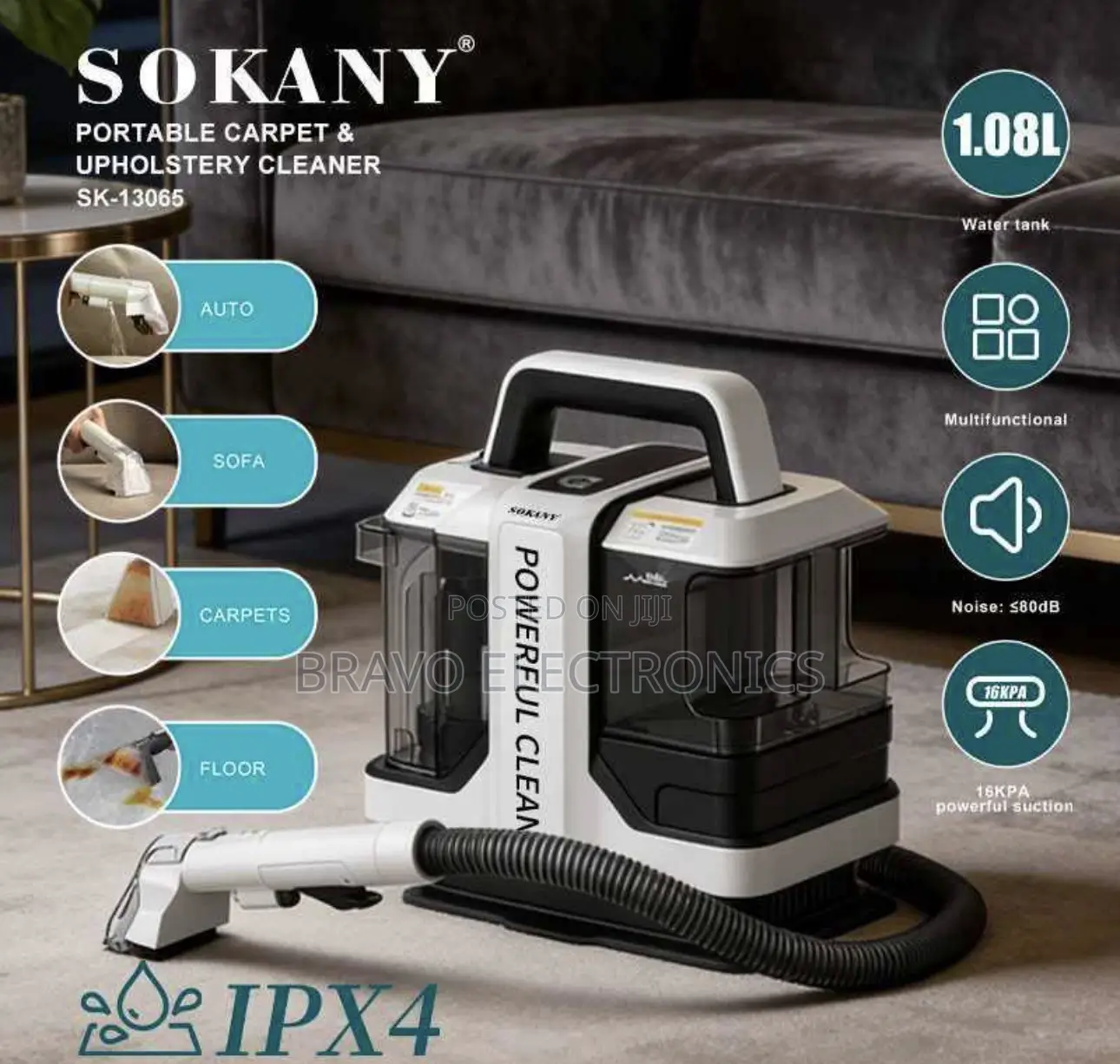 Sokany Portable Carpet Upholstery Cleaner – Sk-13065