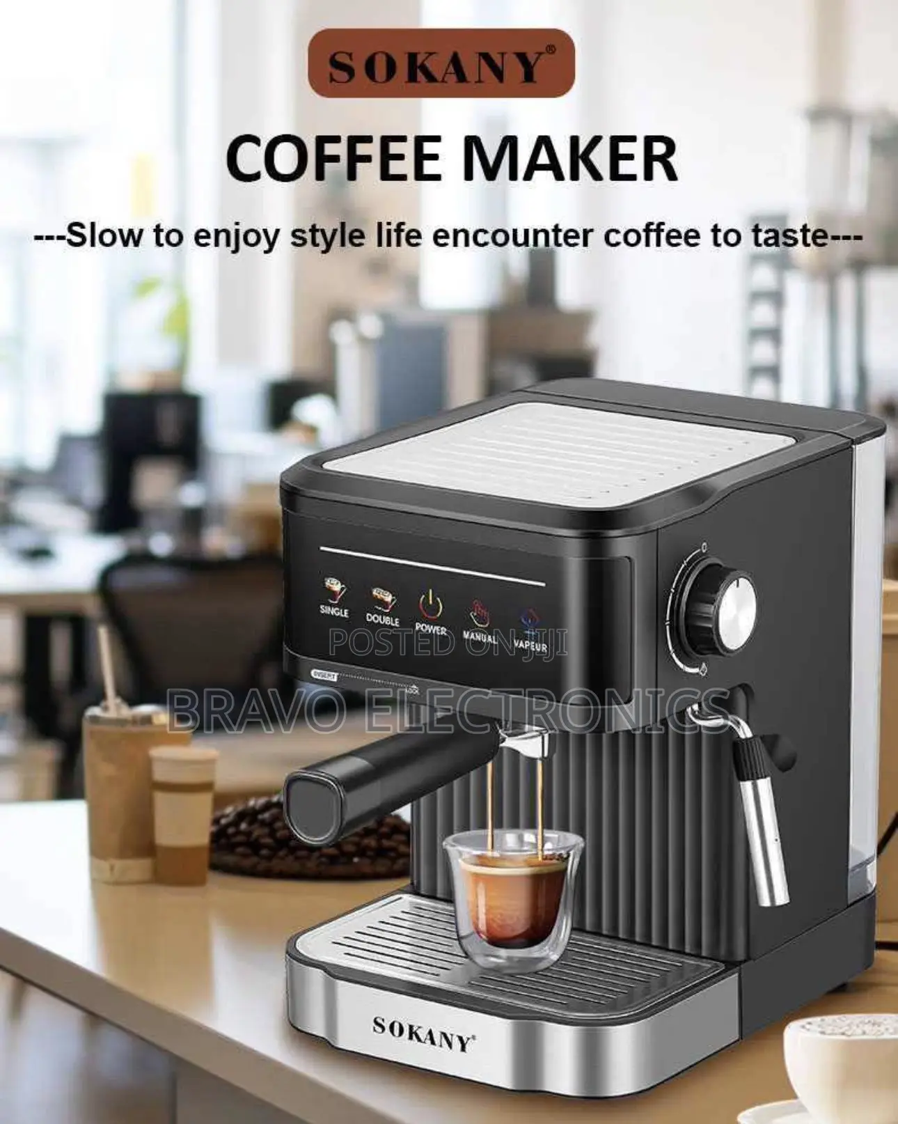 Sokany Premium Coffee Maker Machine for Home Office Capacity1.8L
