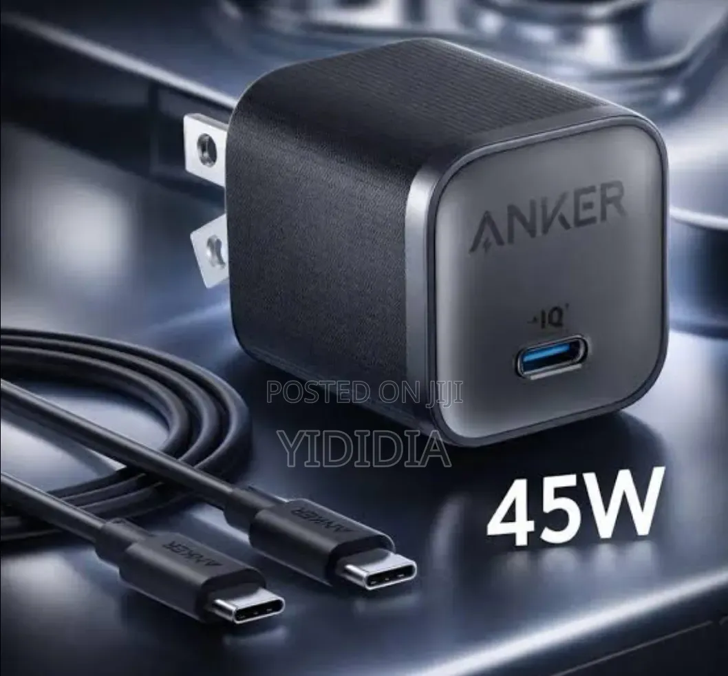 ⚡ ANKER 45W Nano Charger + 6FT USB-C Cable