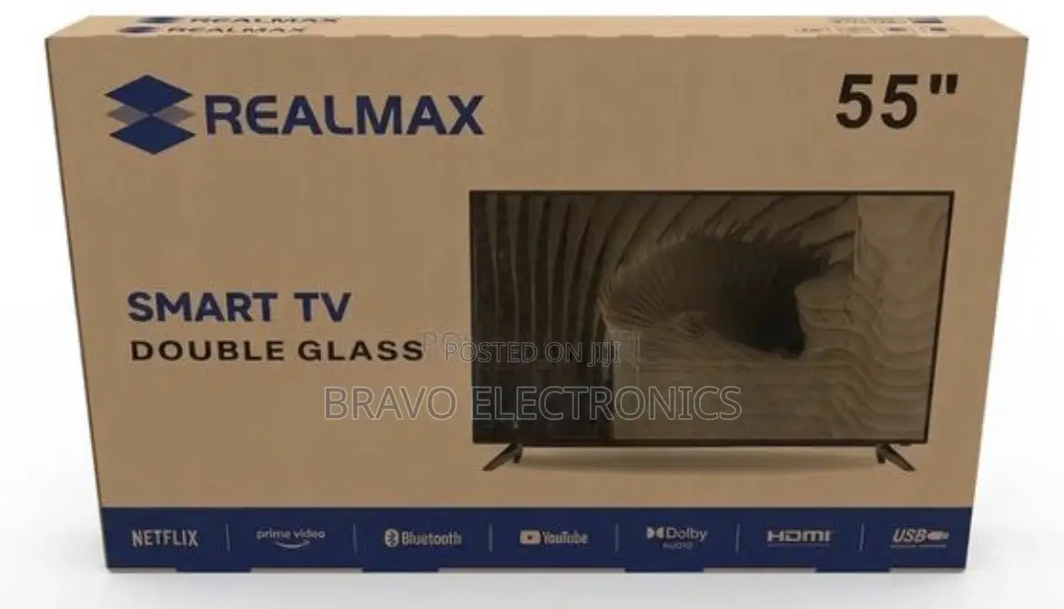 Realmax 55” TV Smart Android Double Screen