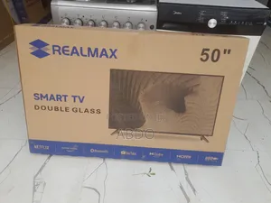 Realmax Smart TV 50inch Doubel Gelass Adis 2026 Hifi Speaker