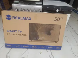 Realmax Smart TV 50inch Doubel Gelass Adis 2026 Hifi Speaker