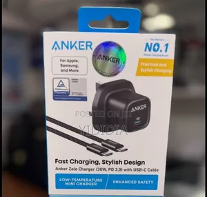 Anker Zolo 30W Fast Charger + USB-C Cable