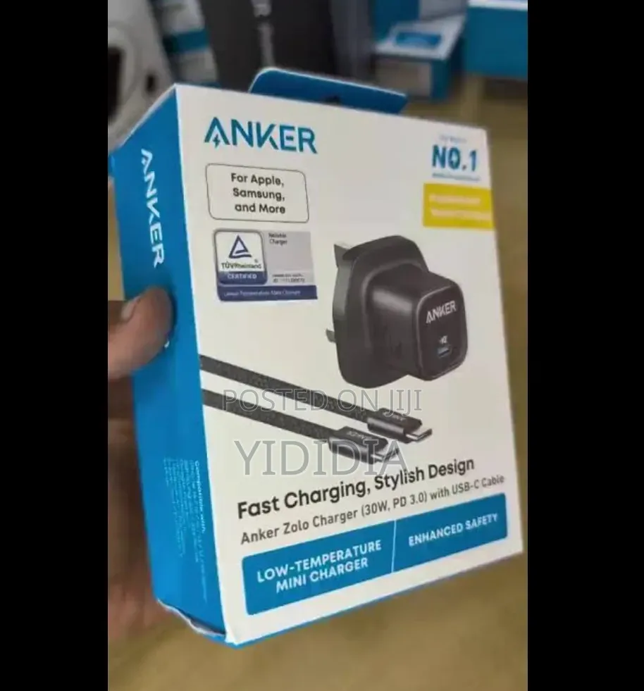 Anker Zolo 30W Fast Charger + USB-C Cable