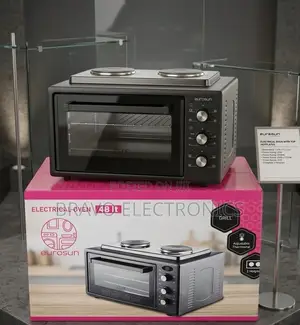 Eurosun 48L Mini Oven With Fan,grill and Two Hot Plates