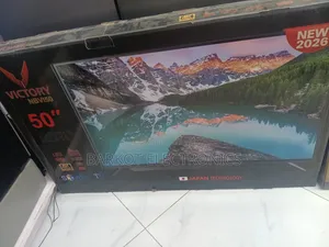 Victory Smart TV 50 Inch Doubel Gelass 2026 Adis Model Hifi Speaker