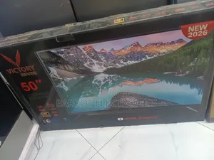 Victory Smart TV 50 Inch Doubel Gelass 2026 Adis Model Hifi Speaker