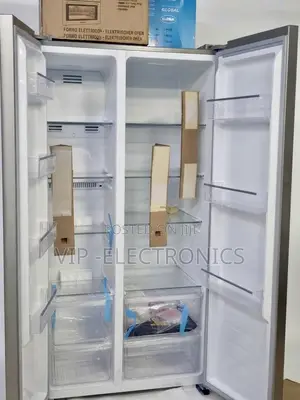 Beko Refrigerator Side by Side 255 Double Door– Stainless Steel Finish
