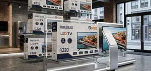 Great TV 32 LED- Double Screen New Model