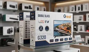 Great TV 32” LED - Double Glass Design Clear Picture