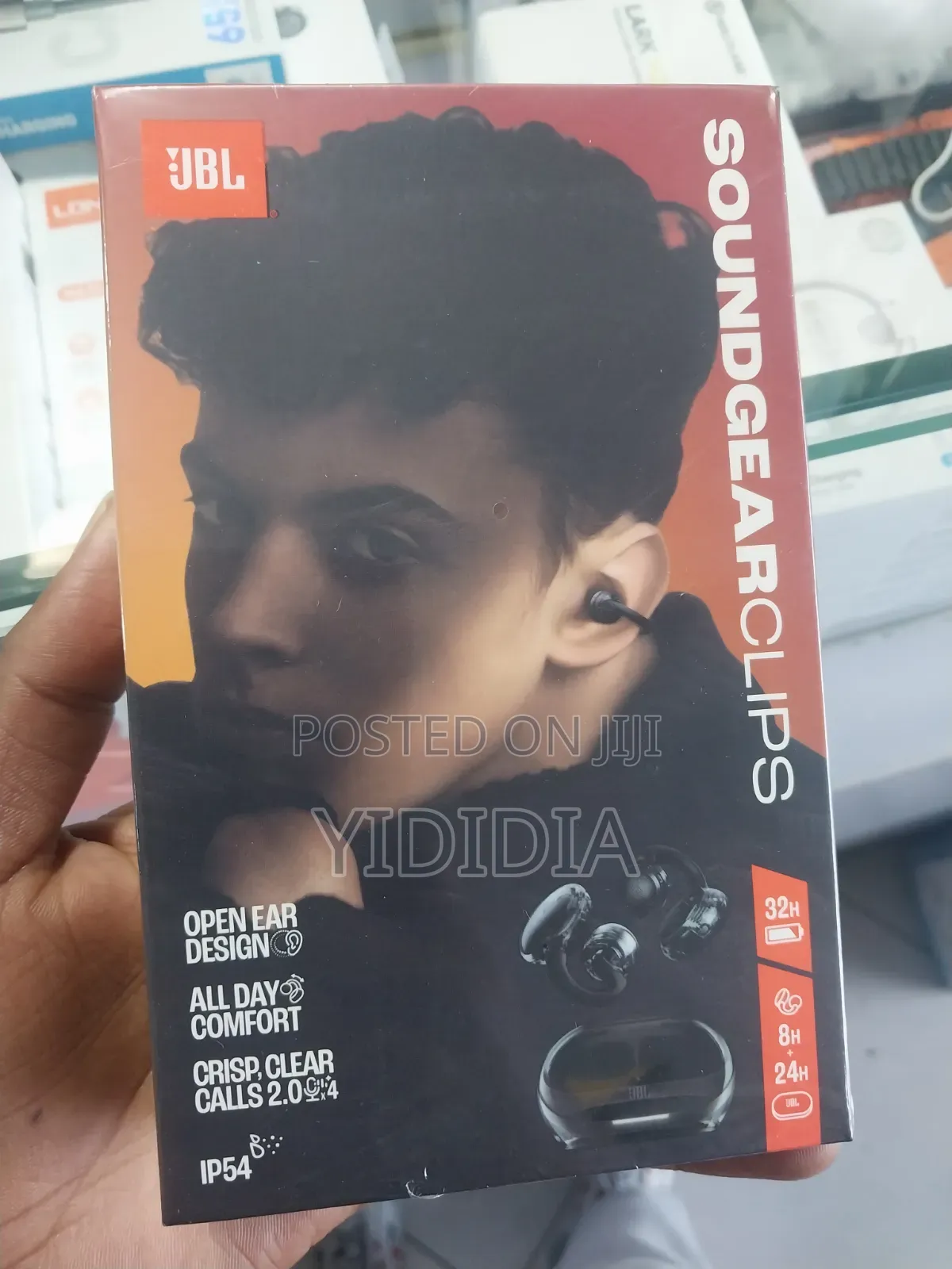 JBL Soundgear Clips – Open-Ear Wireless Earbuds