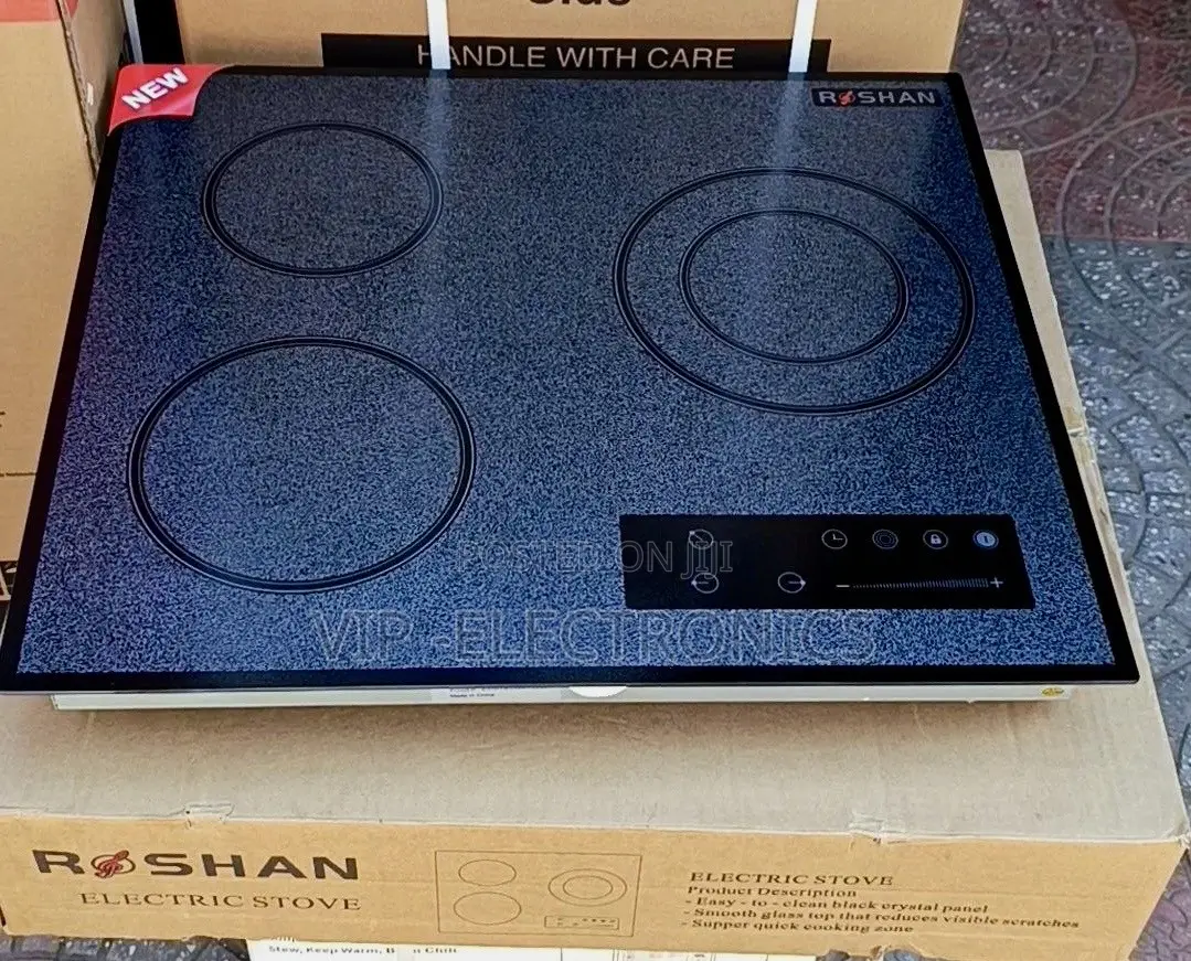 Roshan Ceramic Stove 3-Burner Touch Electric Stove