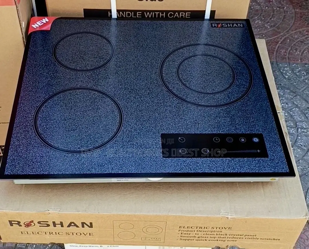 Roshan Ceramic Stove 3-Burner Touch Electric Stove