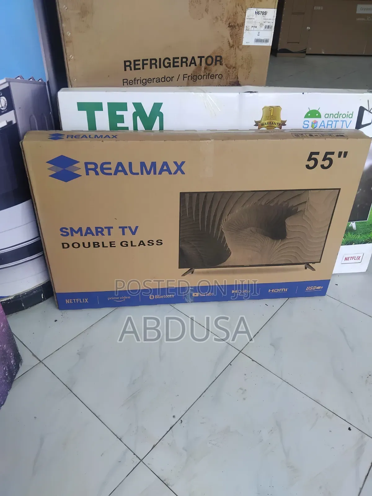 በብዙዎቻችሁ ተወዳጅነትን ያገኙት የREAlMAx ELECTRONICS SMART TVዎች አሁን ደሞ በ 55 Inch