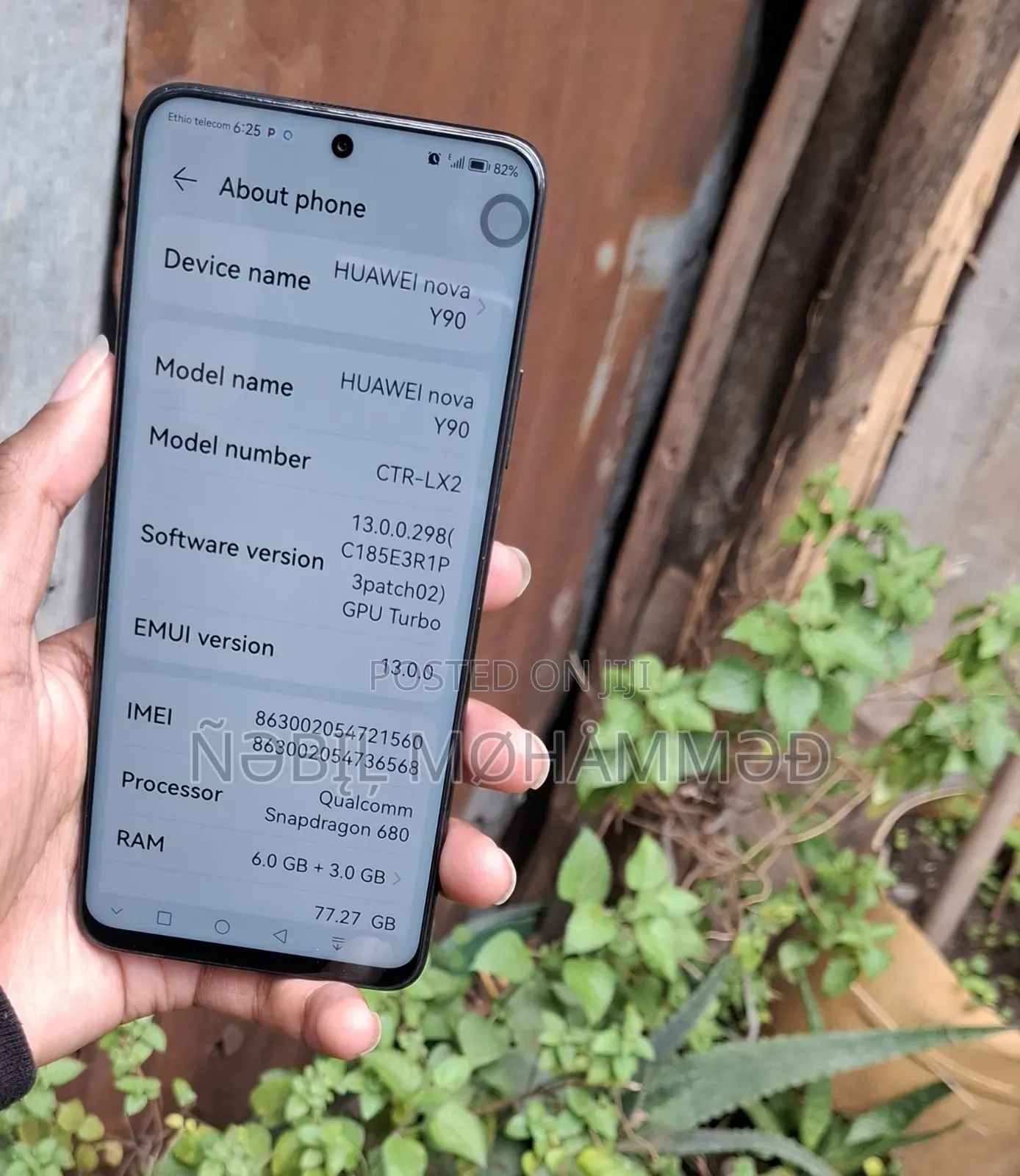 New Huawei Nova Y90 128 GB Black
