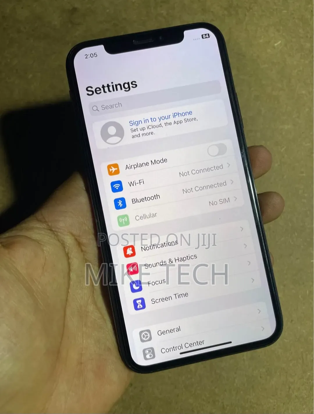 Apple iPhone X 256 GB Blue