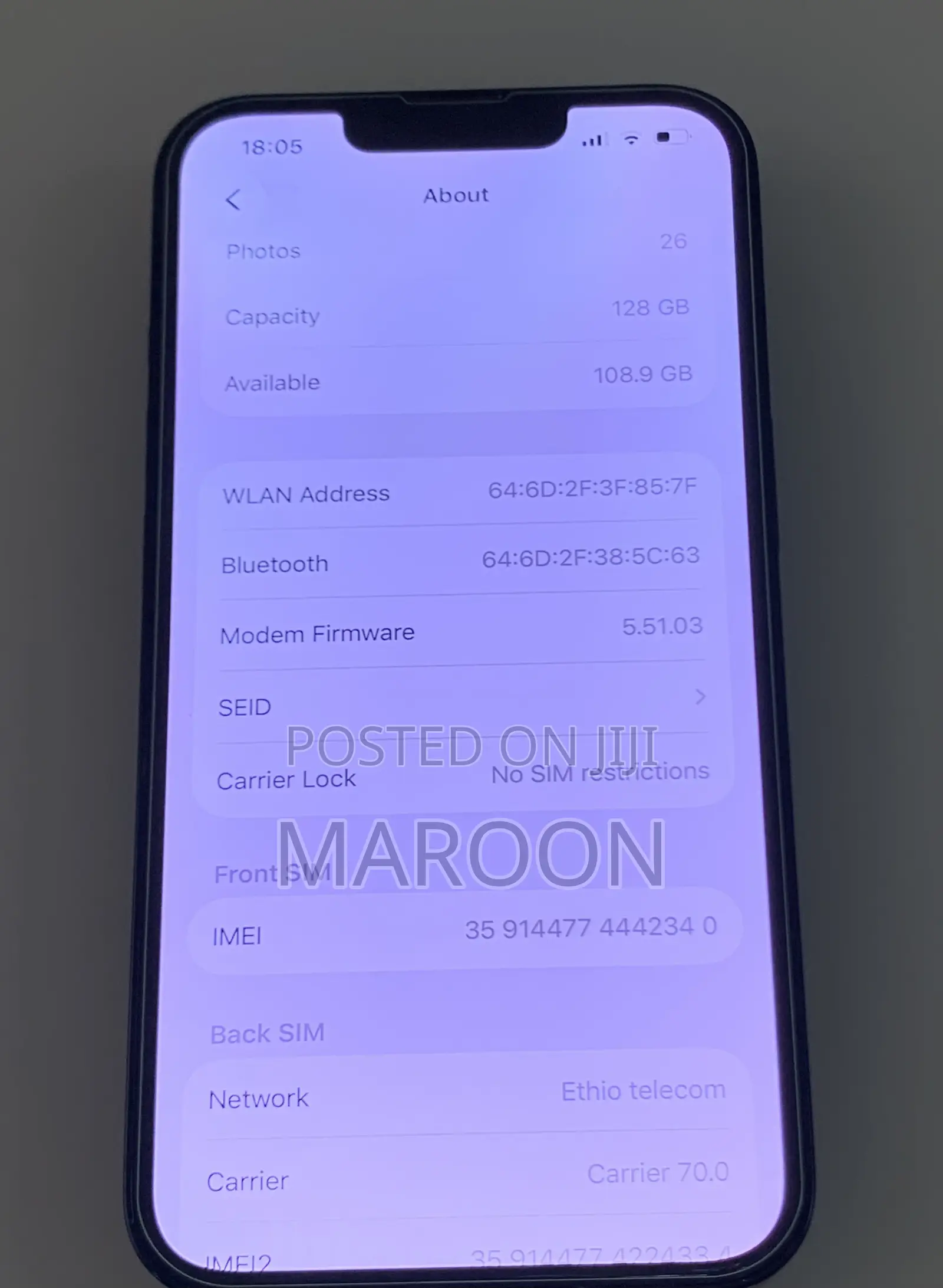 New Apple iPhone 13 128 GB Black
