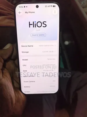 New Tecno Camon 50 Pro 256 GB Silver