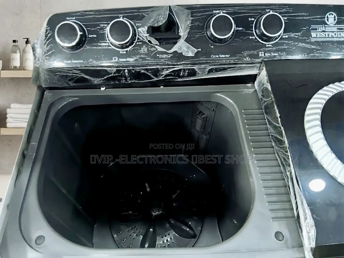Westpoint Washing Machine 12kg Twin Tub Semi-Automatic– Dark Grey