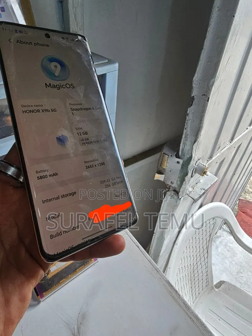 New Honor X9b 5G 256 GB Orange