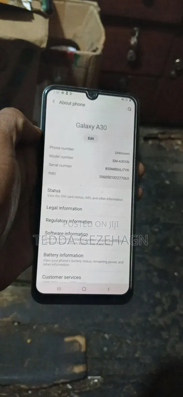 Samsung Galaxy A30 32 GB White