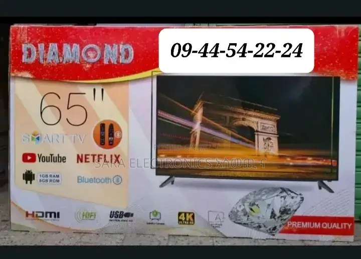 ◈diamond 65" New 2026 Smart TV ◈ Free Delivery ◈ 10-Year Warranty